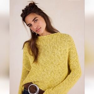 Free People Opal Rollneck Knit Sweater
